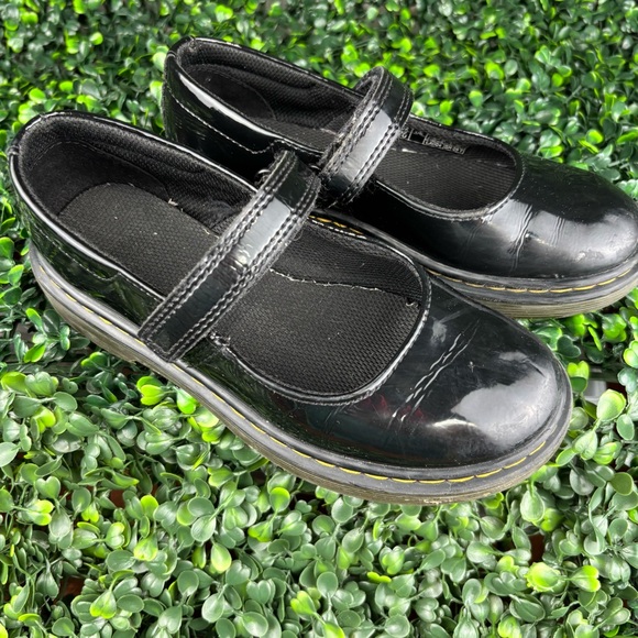 Dr.MARTENS MACCY MARY JANE Black Kids Dress Shoes SIZE 1 girl - Picture 4 of 8